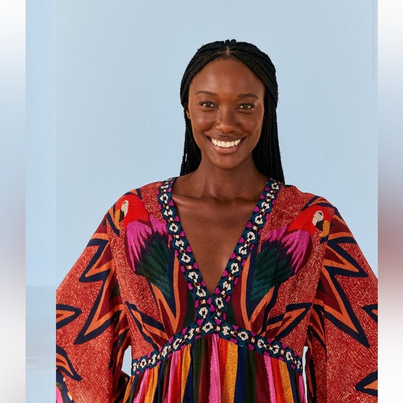 FARM RIO Macaw Show Maxi Dress - Picture 2 of 13